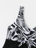 Printed Tankini 2026 Padded Swimsuit Women Shorts Swimwear Female Beach Dress Bathers Bathing Swimming Swim Suit