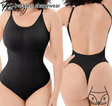 Phantasy Backless Shapewear Thong Bodysuits Sexy Women's Clothing Casual Tops Seamless Bodycon for Women Seamless Bodysuit