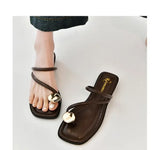 Beach Flip Flop Clip Toe Women Flats Slippers Shoes Outdoor Casual Ladies Low Heel Slides