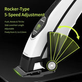 Kemei 1593 Barber Professional Hair Clipper Rechargeable Trimmer Electric Hair Cutting Machine External Rotor Brushless Motor