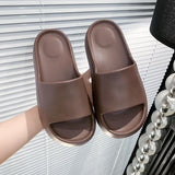 Summer Eva Chunky Platform Slippers Women Comfortable Soft Thick Bottom Sandals Woman 2025 Non Slip Beach Flip Flops Female