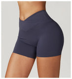Yoga Shorts Women High Waist Workout Shorts Fitness Yoga Tights Lift Butt Fitness Ladies Yoga Gym Running Short Pants Sportswear