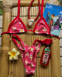 Sexy Micro Bikini 2025 Women Swimsuit Female Swimwear Thong Bikinis Set Brazilian Halter Beach Wear Print Bathing Suit