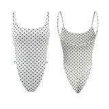 Summer Women's Tank Bodysuits Stylish Backless Sleeveless Spaghetti Strap Romper Out Going Club Sexy Body Top Shirts