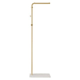Cream Minimalist Floor Coat Rack Entryway Standing Coat Stand Multifunctional Bedroom Clothes Hanger Shelf Organizer Furniture