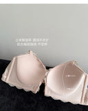 Summer Hot Sale! Front Closure Compression Bra for Small Bust - Sexy Lace Back Push Up Bralette, Lightweight Invisible Comfort