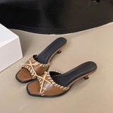 2026 Summer Slippers Women Heel Women Sandals Luxury Designer Sandals Fashion New Shoes for Women