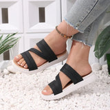 Women's Summer 2026 New  Fashion Knitted Lightweight Beach Slippers Women Sandals Ladies Shoes