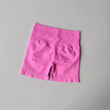 Women's High-Waisted Yoga Sports Shorts Summer Stretch Hip-Lifting Abdominal-Tightening Fitness Three-Part Shorts