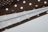 FDYOUI Y2K Polka Dot Tank Tops Streetwear Women Sexy Halter Neck Sleeveless T-shirt Brown Camisoles 2026 Summer Backless Corset