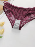 Women's Ultra-thin Lace Lingerie Two-piece Floral Lingerie Sexy Lingerie No Steel Hoop Push Up Bra A322
