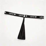 1pcs Letter Low Waist Fashion Sexy Women Thongs Sexy Lingerie Breathable Lady G-string Underwear T-back Black Female Panties