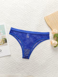 Women's sexy embroidered lace floral underwear with low waist and no marks easy to wash and dry triangular underwear C2456