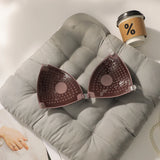 Invisible underwear seamless beauty back and chest patches front button closure reusable women bra C2431