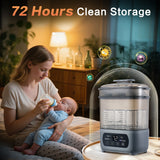 Noned 4 In 1 Bottle Sterilizer And Dryer 72H Storage