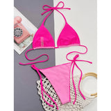 Sexy Leopard Printed Halter Brazilian Bikini Women Swimwear Female Swimsuit Two-Piece Bikini Set Bather Bathing Suit Swim V3681