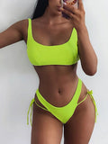 2026 High Cut Micro Thong Bikini Female Thong Bikinis Swimsuit Women Swimwear Two-pieces Bikini Set Brazilian Bathing Suit Swim