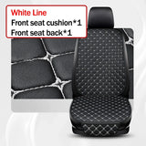 Kcimo Pu Leather Car Seat Cover Seat Back Soft Cushion Universal Front and Rear Car Seat Cushion Chair Carpet Pad Four Seasons