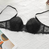 INENEMIS 3-Piece Black Bra Set Women lace sexy Lingerie sex Set Ladies Sexy Panty Underwear Set A2213