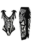 2026 String One Piece Swimsuit & Vent Skirt Padded Sexy Swimwear Women Bathing Suit Female Swimming Summer Beachwear Bodysuit