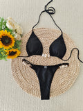 Halter String Bikinis 2026 Stone Swimwear Female Sexy Brazilian Swimsuit Women Bathers Bathing Swimming Swim Suit Beachwear