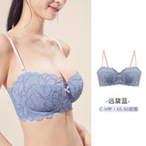 Full Bust French Lace Bralette Wireless Support for Women Plus Size Full Coverage T-Shirt Bra Anti Sagging Comfort MOYISU Sexy