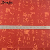 Booksew Cotton Linen Fabric Meters Hand Dyed Flowers Tissu Handmade Tablecloth Bag Curtain Cushion Quilts Material Burlap Telas