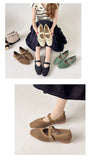 Women Leisure Flats Breathable Mesh Spring Summer Flat Shoes For Female Daily Walking Shoes Square Toe Ladies Fashion Footwear