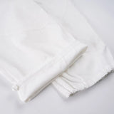 Summer women's elastic waist casual workwear low-rise mid-pants comfortable woven pants
