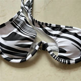 Sexy One Shoulder Underwired V-Bar Bikini Female Swimsuit Women Swimwear Two-pieces Bikini Set Bather Bathing Suit Swim V4229