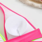 Sexy Halter Bikini 2026 Criss Cross Solid Swimsuit High Waist Swimwear Female Bathers Bathing Swimming Suit Padded Beachwear