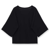 Fashion Casual Short Sleeve Knit Top Women Black White V Neck T Shirt Loose Fit Casual Short Sleeved Top For Summer Elegant E9OJ