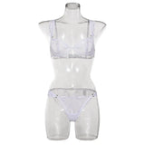 Summer French Minimizer Bra Beachwear Large Bust Pure Embroidery Lace Ultra Thin Plate Size Light Support Wirefree AU MOYISU
