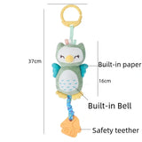 Baby Rattle Toy Soft Animal Sensory Hand Grip Toy