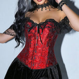 Lace Strap Court Style Shaping Top Tummy Control Waist Cincher Outerwear Trendy Shaping Slimming Tight Fishbone Underwear AYPC