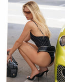 2025 New One piece Swimsuit For Women Swimwear Diamond Sexy Beachwear Female Swim Suit Backless Bodysuit Solid Bathing Suit