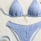 New White Sexy Bikinis Swimsuits Women's Swimwear Push Up Female Beach Swim Wear Bathing Suits Brazilian Bikini Set Pool Bather