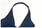 Halter V Neck Yoga Bra Sexy Backless Shockproof Gym Sports Tank Top Quick Dry Workout Fitness Outdoor Gym Running Bra