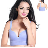 Sexy 3D Sports Bra Women Push Up Seamless Underwear Yoga Fitness Shockproof Vest Crop Tops Female Sujetador Sport Bras for Women