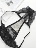 High Quality New Sexy Underwear For Women's Lace Transparent Hollow 3/4 Bra Gathering Steel Ring Push Up Underwear Set HR2634