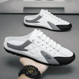 Men's Sneakers Summer Slippers for Men Trendy Men's Flat Bottom Casual Shoes Soft Sole Support Shoes