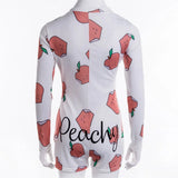 Women Casual Playsuits Long Sleeve V Neck Button Down Bodycon Romper Women Short Jumpsuit Overalls Loungewear Summer Fall