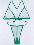 Sexy Pearl Bikinis Extreme Mini Micro String Bikini Female Swimsuit Women Thong Swimwear Two-pieces Bikini Set Bathing Suit Swim