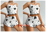 Women's Pajama Set 2 Piece Tank Top & Shorts Sleepwear