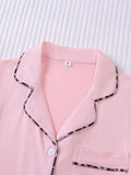 Women's Sleepwear 2026 New Summer Comfortable Pajamas Sets for Women Lapel Homewear Short Sleeve Shorts Set Pijamas Pajamas Set