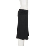 American knitted mid-waisted trousers, simple low-waisted straight loose casual trousers