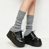 New Arrival Gothic Black Rivets Platform Creepers Shoes White Chain Decor Goth Creepers Chunky Lace Up Lolita Casual Shoes