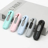 5 pcs Utility Knife Box Cutters Retractable Letter Opener Sharp Cartons Cardboard Razor Knife for House Smooth Mechanism Perfect