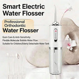 Portable Cordless Teeth cleaning machine Travel Oral Irrigator USB Rechargeable 3 Modes 4 Jet Tips IPX7 Mouth Washing Machine