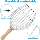 24 Fingers Head Massager Scratching Octopus Head Massager Scalp Scratcher Massage Claw Small Artifact Soul Extraction Extractor